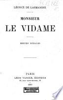 Monsieur le vidame