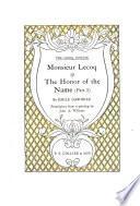 Monsieur Lecoq & The honor of the name (Part I)
