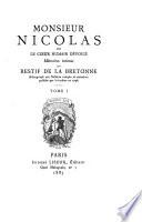 Monsieur Nicolas, ou, Le coeur humain dévoilé