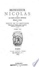 Monsieur Nicolas; ou, Le cœur humain dévoilé
