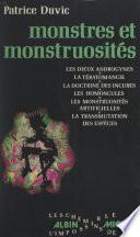 Livre Monstres et monstruosités