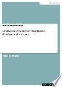 Montessori et la notion Piagetienne d'inclusion des classes