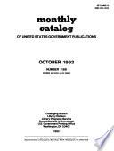 Monthly Catalogue, United States Public Documents