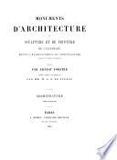 Monuments d'architecture, de sculpture et de peinture de l'Allemagne depuis l'établissement du Christianisme jusqu'aux temps modernes