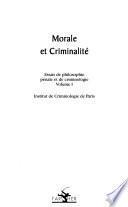 Morale et criminalité