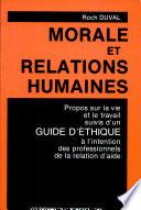 Morale et relations humaines