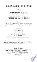 Morceaux choisis des auteurs modernes