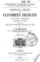 Morceaux choisis des classiques français du ... siècle