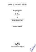 Morphogenèse du sens