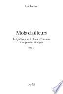 Mots d'ailleurs
