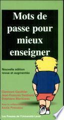 Mots de passe pour mieux enseigner