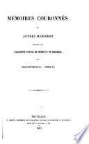Mʹemoires couronnés et autres mʹemoires