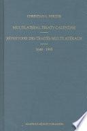 Multilateral Treaty Calendar