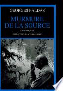 Murmure de la source