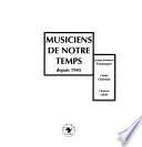 Musiciens de notre temps depuis 1945