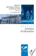 Musique et éducation - Revue internationale d'éducation sèvres 75 - Ebook