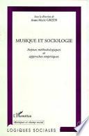 MUSIQUE ET SOCIOLOGIE