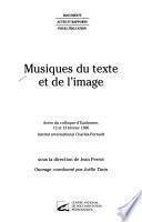 Musiques du texte et de l'image