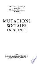 Mutations sociales en Guinée