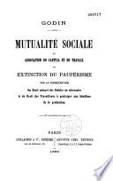 Mutualité sociale et association du capital et du travail