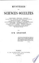 Mystères des sciences occultes