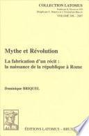 Mythe et révolution