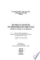 Mythes et sociétés en Méditerranée orientale