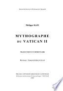 Mythographe du Vatican II