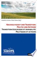 Nachhaltigkeit Und Transition: Politik Und Akteure