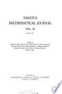 Nagoya Mathematical Journal