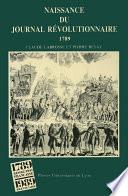 Naissance du journal révolutionnaire