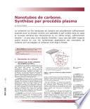 Nanotubes de Carbone. Synthese Par Procedes Plasma