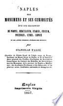 Naples, ses monumens et ses curiosités