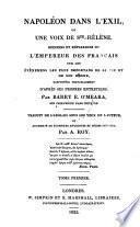 Napoléon dans l'exil, ou une voix de Ste. Hèléne