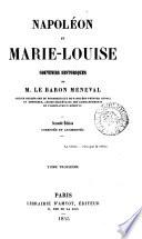 Napoléon et Marie-Louise, souvenirs historiques