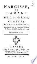 Narcisse, ou L'amant de lui-même,