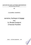 Narration, burlesque et langage dans Le roman bourgeois d'Antoine Furetière