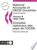 National Accounts of OECD Countries 2001, Volume II, Detailed Tables