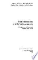 Nationalisations et internationalisation