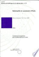 Nationalité et succession d'Etats