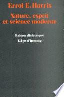Nature, Esprit Et Sciences Modernes