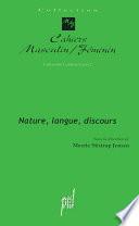 Nature, langue, discours