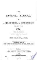 Nautical Almanac and Astronomical Ephemeris