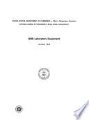NBS Laboratory Equipment