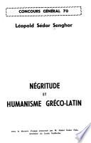 Negritude et humanisme greco-latin