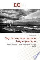 Négritude et une nouvelle langue poétique