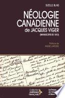 Néologie canadienne de Jacques Viger