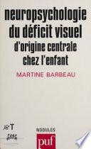 Neuropsychologie du déficit visuel d'origine centrale chez l'enfant