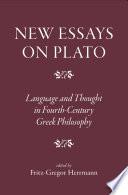New Essays on Plato