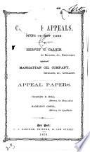New York Court of Appeals. Records and Briefs.